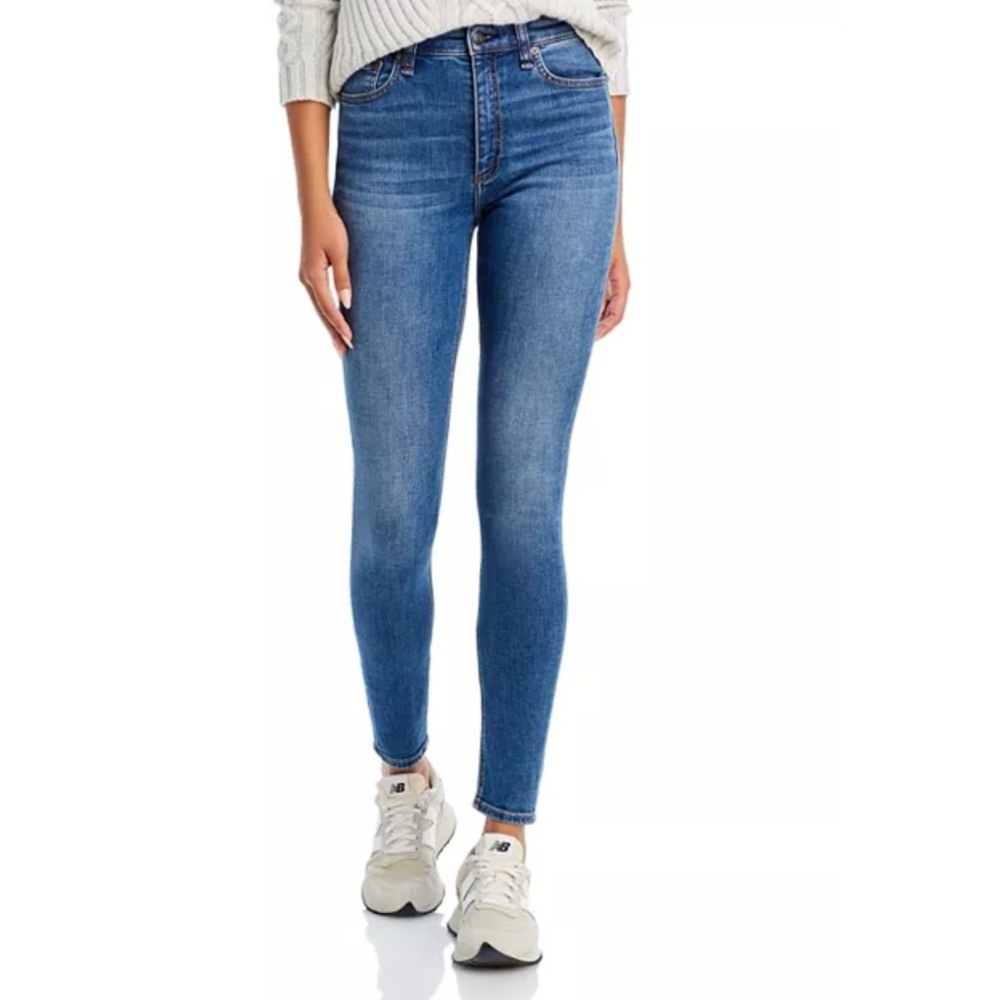 Rag & Bone | 10 Inch Skinny Medium Blue Denim Jeans Sz.‎ 25